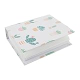 DECORNIJIA ステッカー収納ブック 大容量収納 ネイルシールアルバム カードボード製 耐久性強化 ネイルアートディスプレイ用 シンプル透明デザ