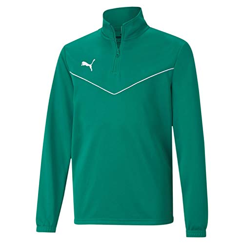 PUMA Teamrise 1/4 Zip Top Jr pull enfant respirant anti transpiration pour le sport scolaire