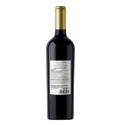 Vinho Fino Tinto Chileno Santa Loreto Reserva Cabernet Sauvignon-Syrah 750ml