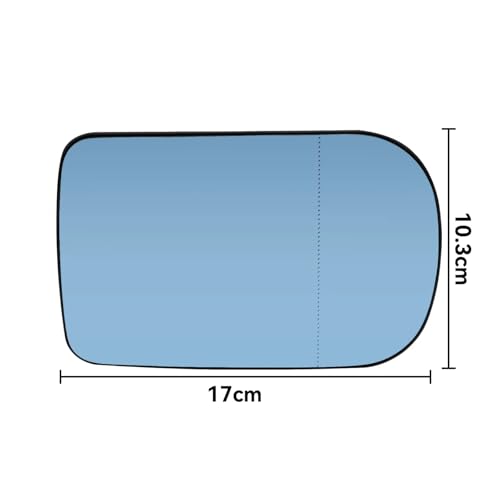 Miroir de rétroviseur chauffant BMW E38 pour verre d'aile - 2