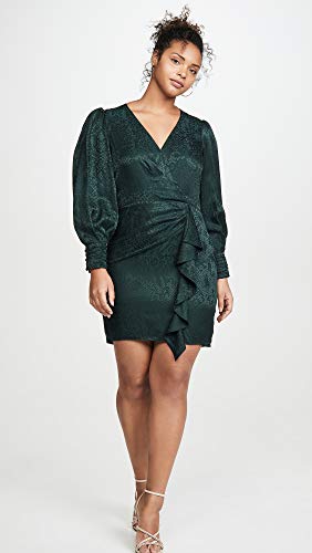 Parker Women's Long Sleeve V-Neck Dress, Pine, 2 #TOP3