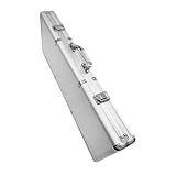EHJRE Premium Aluminum Chip Case for Travel and Home Use, Silver