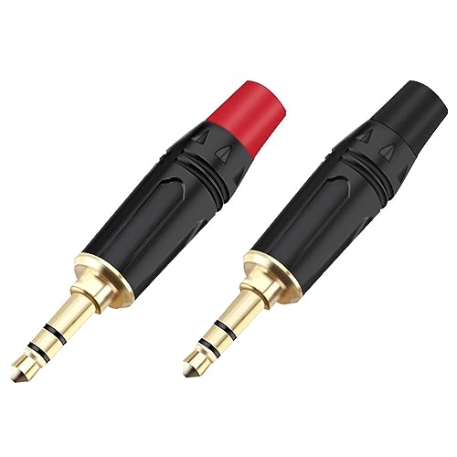 Connecteur de fil à souder mâle 3.5mm stéréo 3 broches pour casque audio bricolage