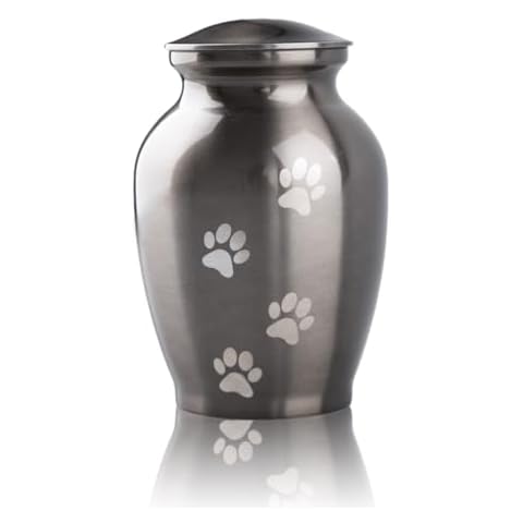 MAKEY'S Engraved Pet Cremation Urn for Ashes Cover
