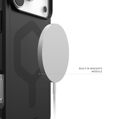 Image of Urban Armor Gear UAG Essential Armor Magnetic Compatible, Rugged Slim Sleek Shockproof Anti-Slip Military Grade Protective Case /Cover Designed for iPhone 17 Pro Max (2025) - Black