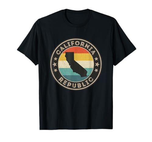 Ropa Retro CA Vintage California Republic Camiseta