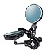 CNC Motorcycle ATV Handle Bar End Mirrors Handlebar Side Rearview Mirrors Blue Glass Compatible With Automotive Motorcycle Parts