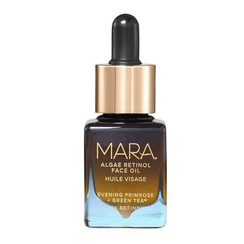 MARA - 1.2% Clean Retinol Face Oil for Anti-Aging + Wrinkles with Algae + Green Tea | Vitamin-Rich Serum to Plump Skin Overnight, For All Skin Types (0.5 fl oz | 15 ml; Travel Size)