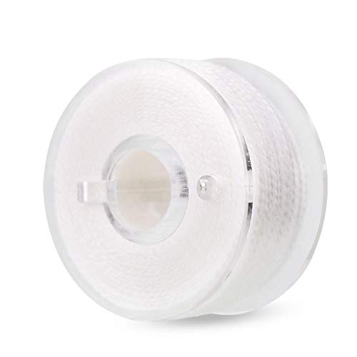 Ligne de Pêche Soluble, Fil Innovant 3 Bobines 20 Mètres pour Appât Carpe, Accessoire Pêche Blanc for Pêcheurs de Carnassiers en Plans d'eau Naturels