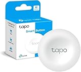 TP-Link Tapo S200B Botón Inteligente, Acciones Personalizadas, Control Inteligente Dispositivos, Activación Alarma con un Clic, Batería de Larga Duración, Hub Requerido, Blanco