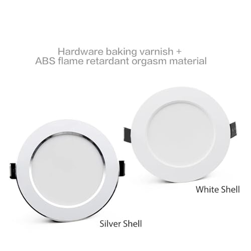 Luces LED empotradas redondas de 220V para techo e iluminación interior 3
