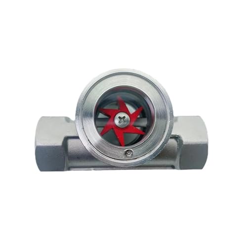 Sight Water Flow Indicator BSP Stainless Steel 304 with Plastic Impeller(3/4