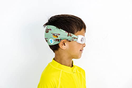 Image of Splash Place KIDS SWIM GOGGLES with Fabric Strap | Tangle-Free Swimming Goggles for Kids (HANG LOOSE)