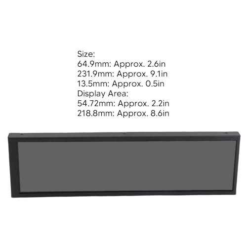 Image of Yunseity 8.8 Inch Portable Monitor, 480x1920 LCD HD, 170 View, 60Hz Refresh Rate, HDR, 600 Nits Brightness, Eye Care, USB