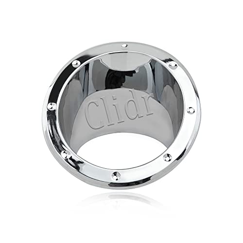 Clidr Gas Tank Cover Fuel Door Bezel Cap Moulding Trim Chrome For Hummer H3 2006-2010 Pair #TOP3