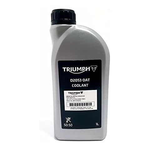 Genuine Triumph Motorcycle D2053 Hybrid OAT Coolant Anti Freeze 1lt Cover