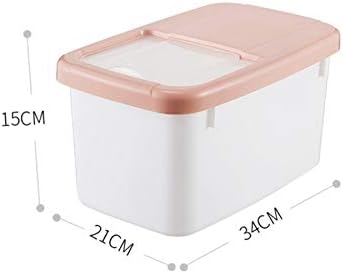 Rice Storage Box Sealed -proof Large-capacity Grain Turnover Container，Kitchen Sliding Lid