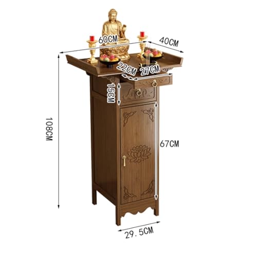 Table d'autel bouddhiste pour ranger vos objets de méditation - 4