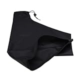 Black Leaf Vacuum Bag - Universal, Zippered Bottom Dump - Compatible With Most Blowers