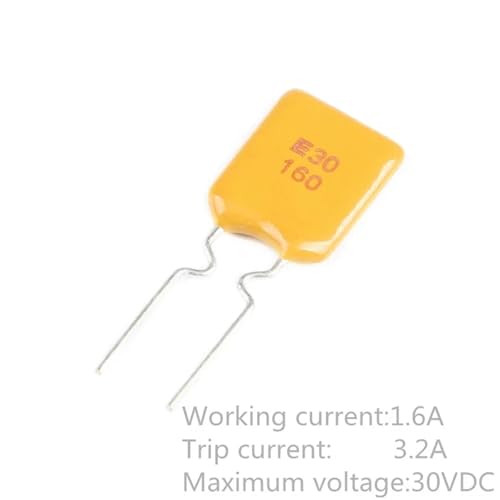Fusible réinitialisable PPTC 30V 1.6A RUEF160 pour protection circuit - 2