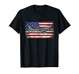 KC-135 Stratotanker Aircraft Vintage Flag T-Shirt