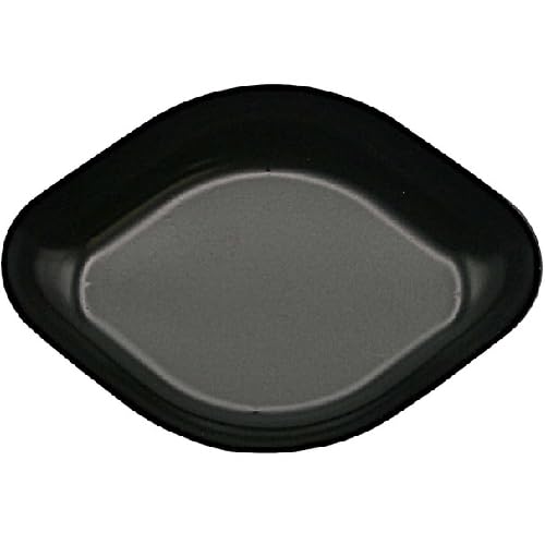 Heathrow Scientific HS1427C, Gravity 119x90x19 mm. Black Weighing Boat (3 Packs of 500 pcs)