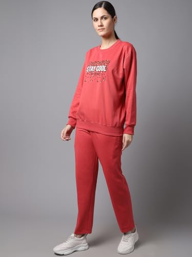 Image of Mack Jonney Fleece Printed Tracksuit for Women-SW 44 LOWER 002-P-V-140