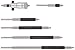 Starrett 124AZ Solid-Rod Vernier Inside Micrometers Set, 2-8