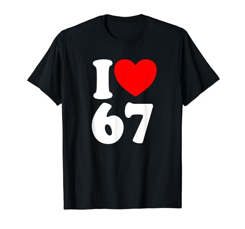 Fun 67 �i���o�[6-7 I Heart 6 7 �V�b�N�X �Z�u�� T�V���c