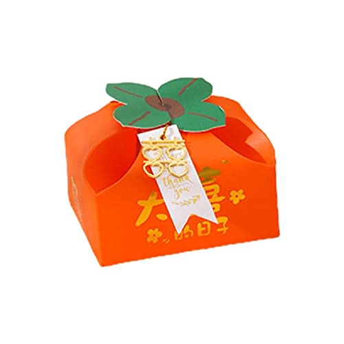 Boîtes à bonbons pour fête et mariage kaki : lot de 50 emballages avec ficelle