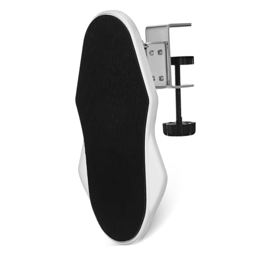 Repose-coude ergonomique réglable avec extension de bureau pliable