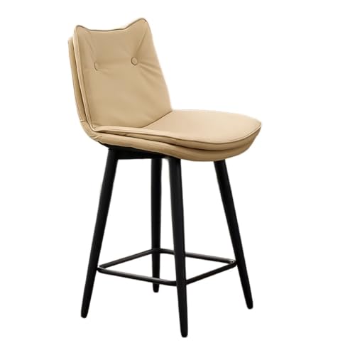 Taburetes Altos de Cocina Negro Madera Marca KMUD