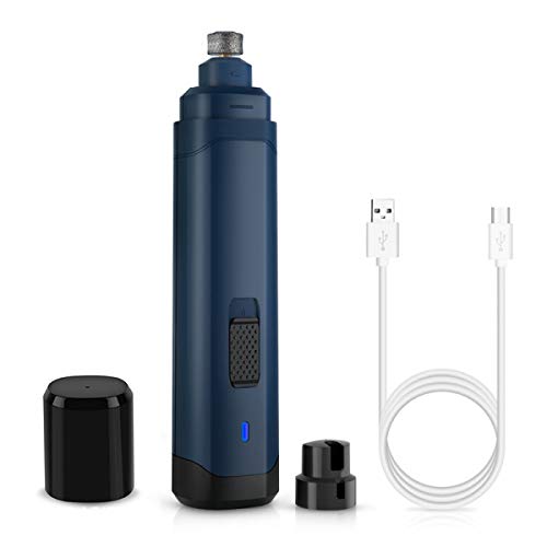 YUEBAOBEI Lime pour Chien 2 Vitesses, Coupe Ongles Faible Bruit Rechargeable, Broyeur À Ongle Electrique Lime Griffes Broyeur Griffe Professionnel pour Animaux Petite Moyenne Taille Cover