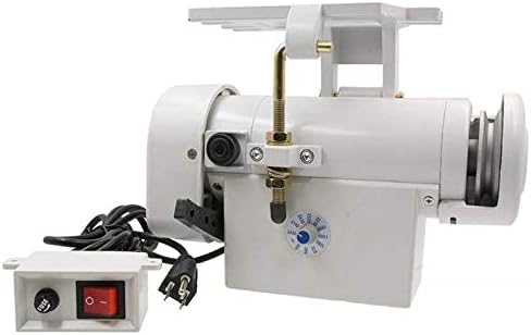 Industrial sewing machine motor with control box