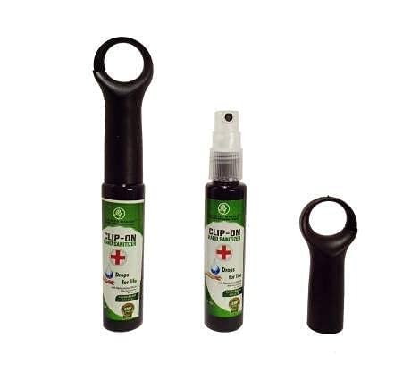 Clip On Hand Sanitizer with Spray Pump Dispenser – 20ml (Pack Of 3) Clip On Hand Sanitizer with Spray Pump Dispenser – 20ml (Pack Of 3)