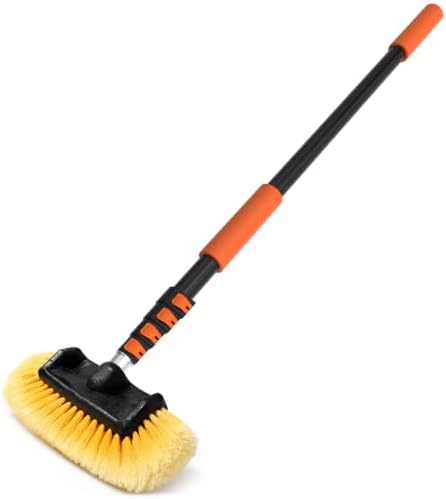 LAANPOLE 12FT Car Wash Brush with Long Handle, Car Cleaning Brush...