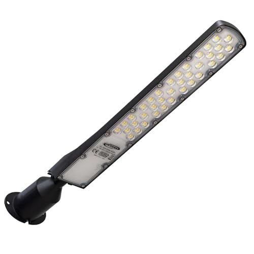 [ Accensione immediata alla massima potenza ]: Nessun tempo di attesa: la tecnologia LED SMD assicura un'accensione istantanea alla massima luminosità ideale per illuminare strade - viali - giardini e parchi con una temperatura di luce fredda 6500K.