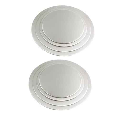 Alipis Mousse Base Boards Cake Circle Base Tray 4 Sizes Round Cake Boards Paper Dessert