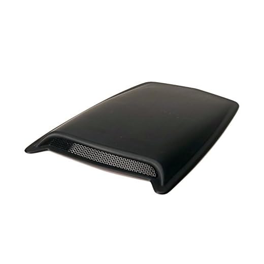 Auto Ventshade [AVS] Eclipse Hood Scoop - Large | Black, 1 pc | 80004
