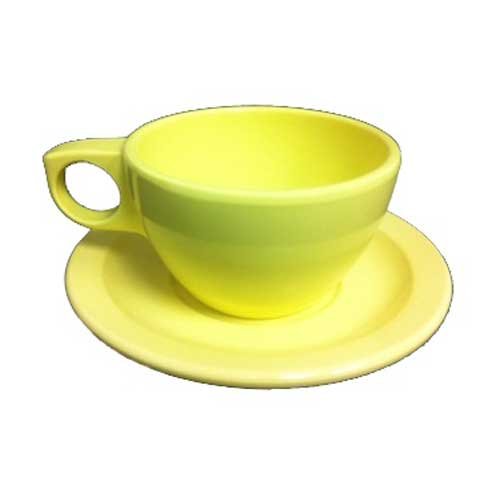 Yanco Nessico Collection Melamine SAUCER YELLOW Box of 48