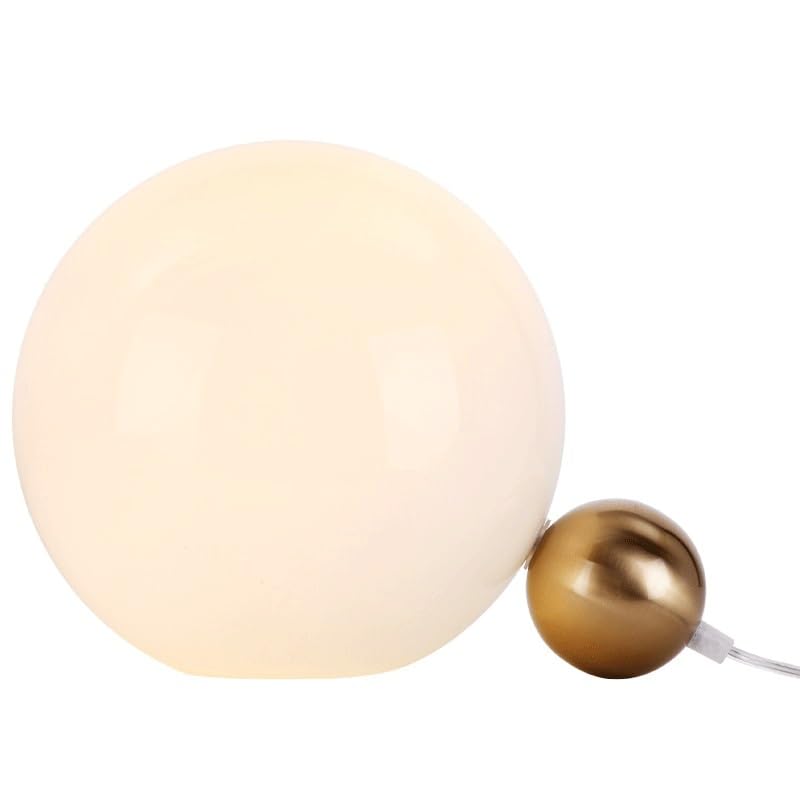 Lampka biurkowa Lampka nocna do sypialni, prosta dekoracja domu, okrągły stół salonu Lampka nocna