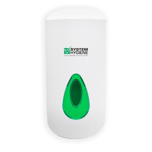 Image of System Hygiene Modular White Plastic Beaded Hand Gel Dispenser - 2ltr
