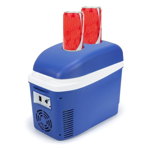Mini réfrigérateur 7L Iceblue bleu le cadeau portable idéal avec prise voiture 12V
