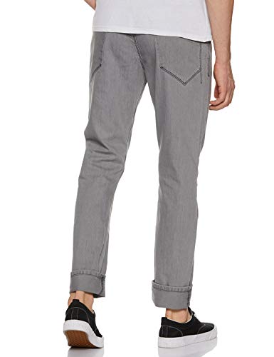 Image of Amazon Brand - Symbol Men's Relaxed Fit Jeans (ADBX-RN-587 Light Grey 28)