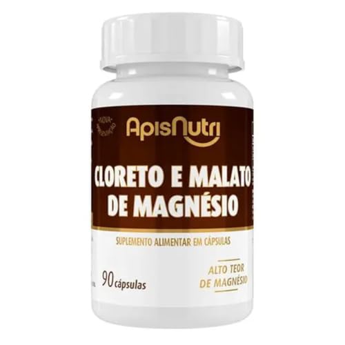 Apisnutri Cloreto E Dimalato De Magnésio 600Mg (90 Caps)