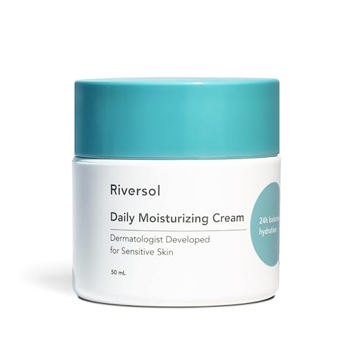 Riversol Daily Face Moisturizer for Rosacea-Prone, Dry & Sensitive Skin