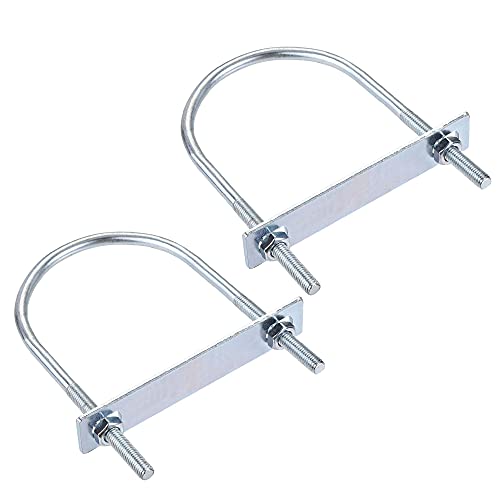 Boulon en U M8 pour fixer vos tubes de 90 mm sans déformer vos supports en acier