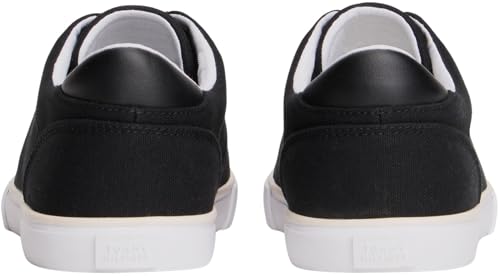 Tommy Hilfiger Damen Canvas Sneaker Low Profile zum Schnüren, Schwarz (Black), 36 – Ansicht 3