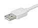 6ft Slimfit USB Sync Cable for All 30-pin iPad iPhone and iPod White for iPhone 4 / 4S, iPhone 3G / 3GS, iPad 1/2 / 3, iPod