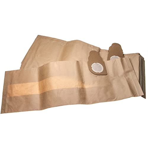 vhbw 5X Staubbeutel kompatibel mit Nilfisk/Alto/Wap Aero 840, 700, 800A, 600A, 640, 840 A Staubsauger - 70,6cm x 24cm Sandfarben